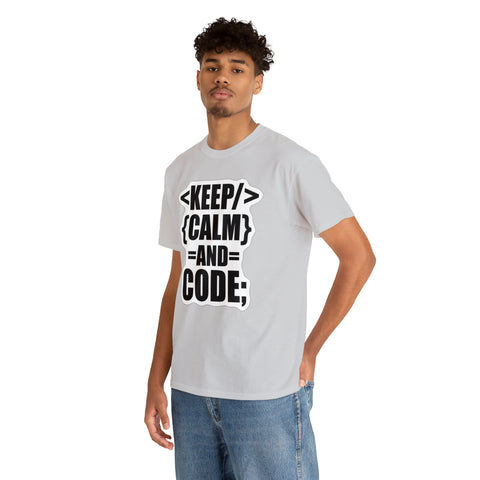 Keep Calm and Code T-Shirt Design by C&C