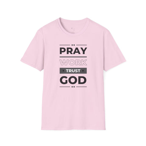 Divine Determination - Pray, Work, Trust God Founder's Tee