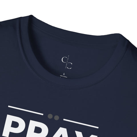 Divine Determination - Pray, Work, Trust God Founder's Tee