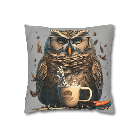 Programming with an Owl's-eye View Spun Polyester Pillowcase