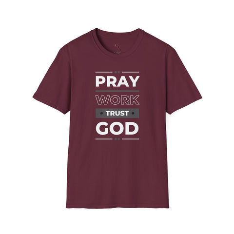 Divine Determination - Pray, Work, Trust God Founder's Tee