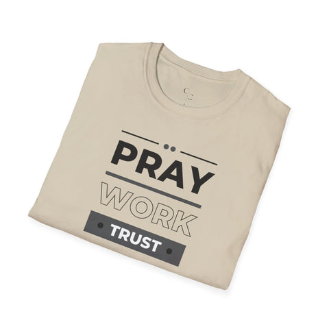 Divine Determination - Pray, Work, Trust God Founder's Tee