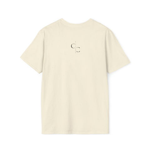 Harmony in a Cup: Peace, Love, & Chai Unisex Softstyle T-Shirt