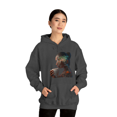 A Cup of Chai & Excellence Unisex Heavy Blend Hooded Sweatshirt