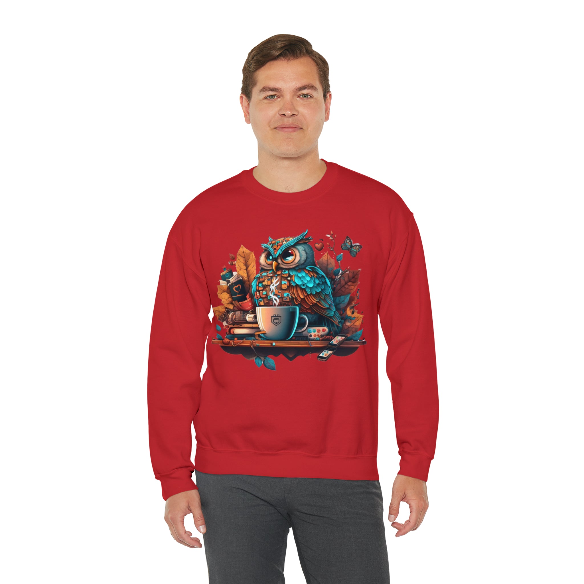 Power-up your Programming with the Fuel of Chai Unisex Heavy Blend Crewneck Sweatshirt