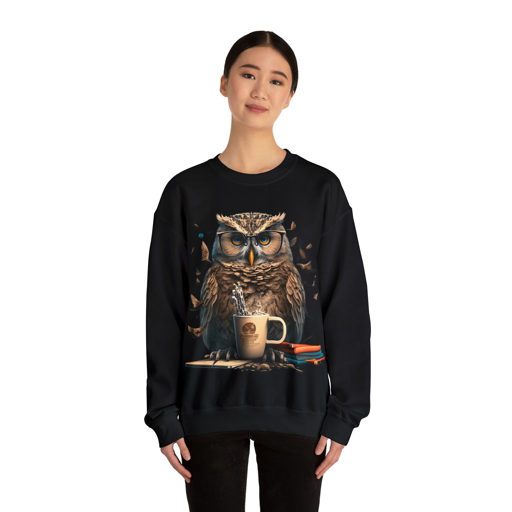 Programming with an Owl's-eye View Unisex Heavy Blend Crewneck Sweatshirt