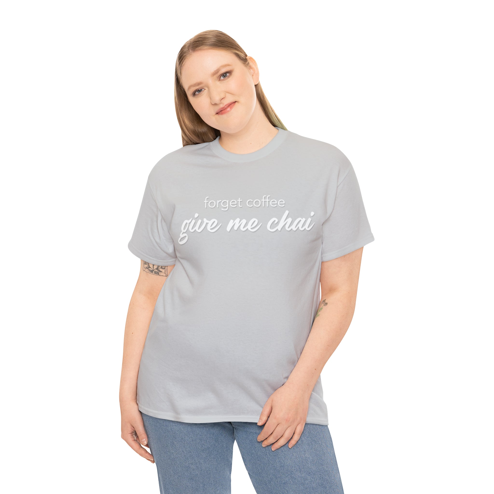 Forget Coffee, Give Me Chai T-Shirt Designs by C&C