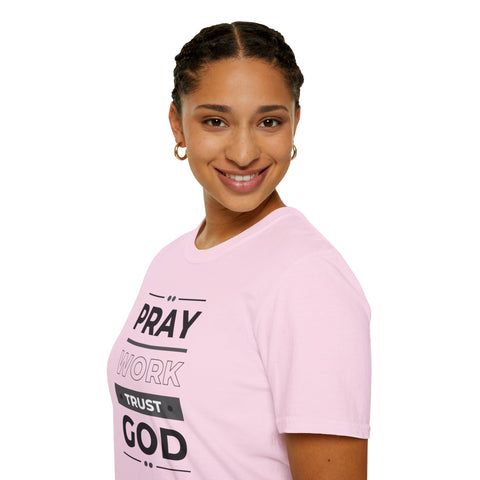 Divine Determination - Pray, Work, Trust God Founder's Tee