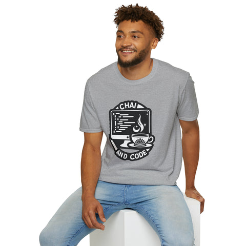 The Essence of Chai and Code Unisex Softstyle T-Shirt