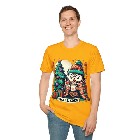 Festive Coder's Retreat Unisex Softstyle T-Shirt