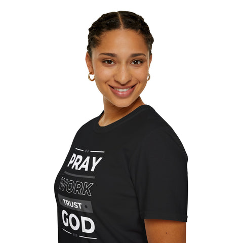 Divine Determination - Pray, Work, Trust God Founder's Tee