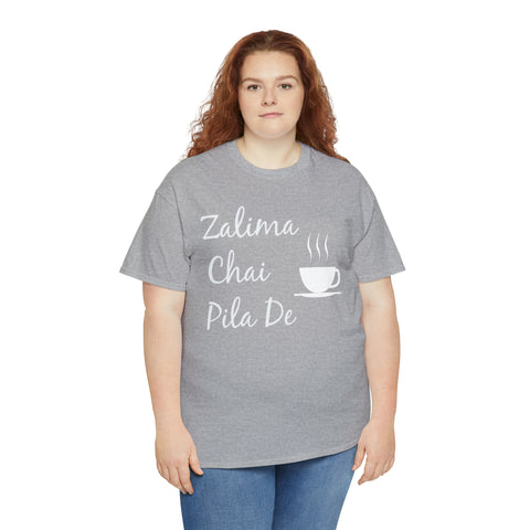 Zalima Chai Pila De T-Shirt Designs by C&C