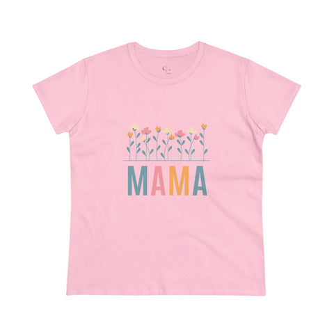 Floral Maternal Pride - Vibrant Mompreneur Tee