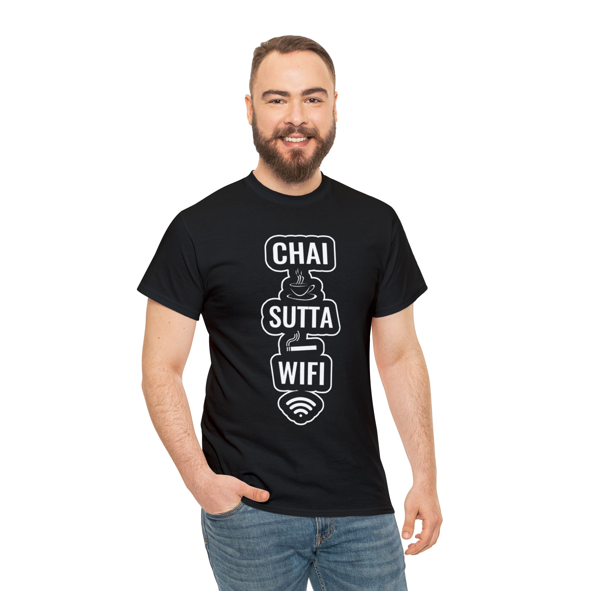 Chai Sutta WiFi T-Shirt Design by C&C