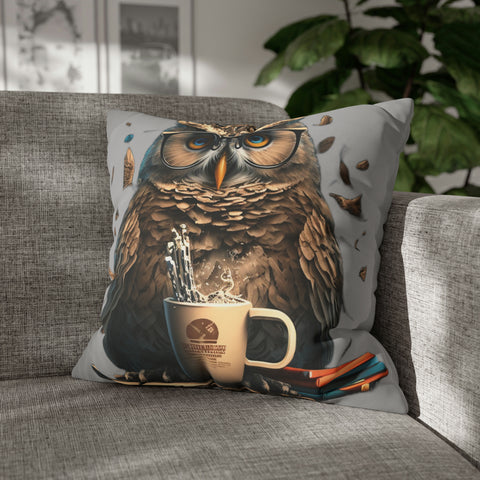 Programming with an Owl's-eye View Spun Polyester Pillowcase