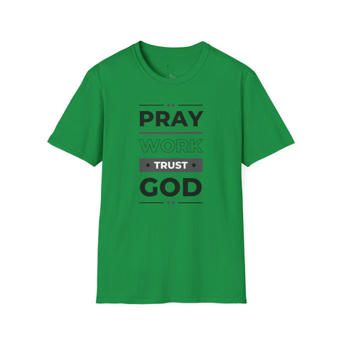 Divine Determination - Pray, Work, Trust God Founder's Tee