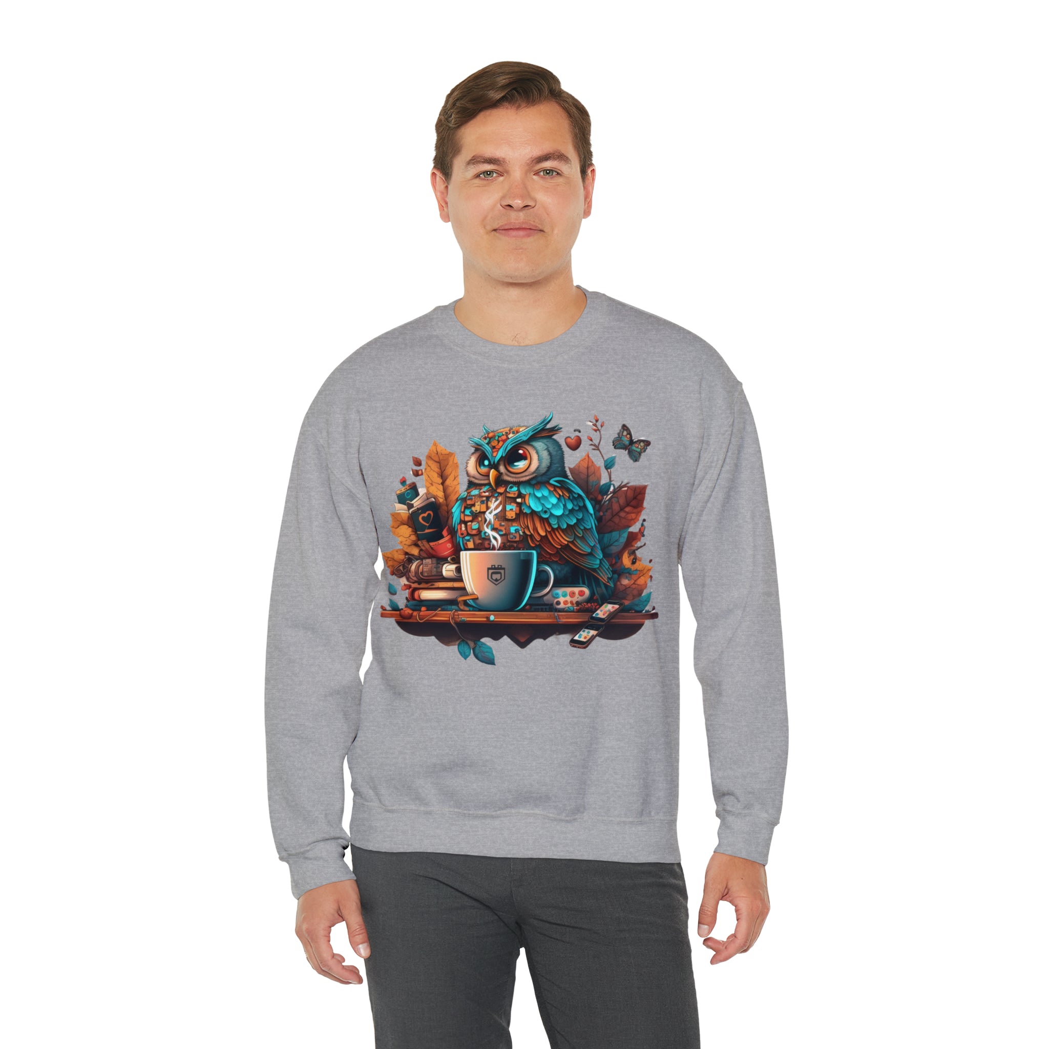 Power-up your Programming with the Fuel of Chai Unisex Heavy Blend Crewneck Sweatshirt