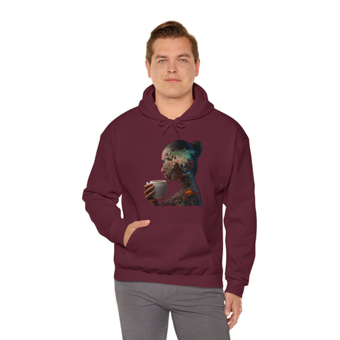 A Cup of Chai & Excellence Unisex Heavy Blend Hooded Sweatshirt