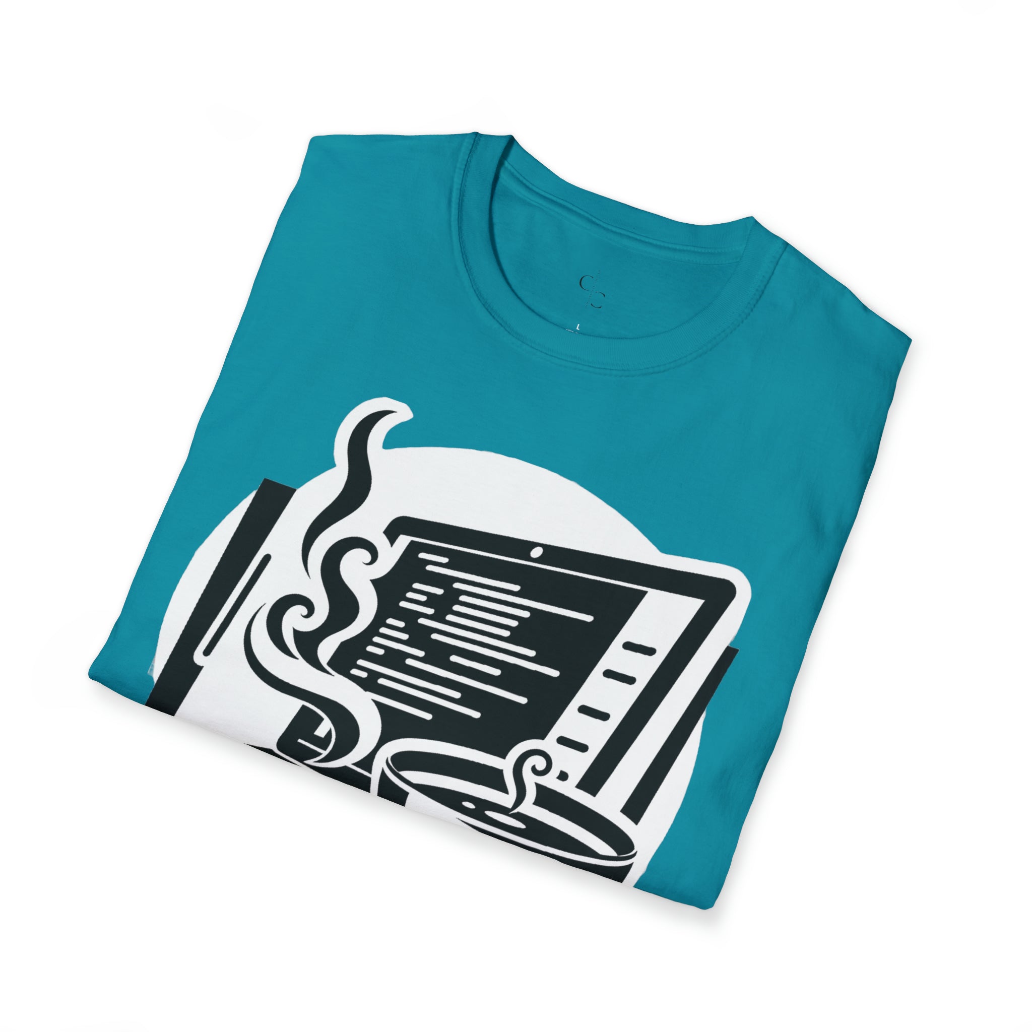 A Taste of Chai While Coding is The Just Best Unisex Softstyle T-Shirt