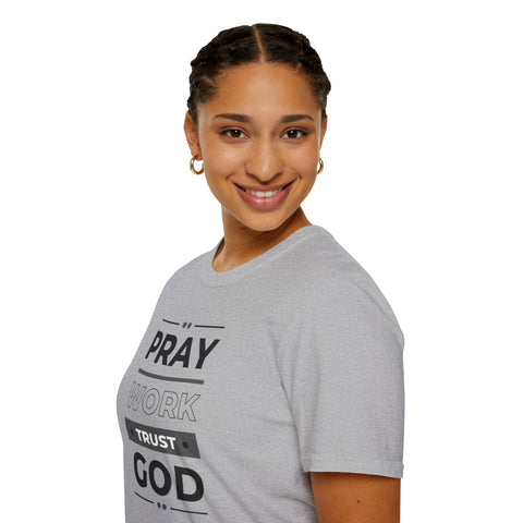 Divine Determination - Pray, Work, Trust God Founder's Tee