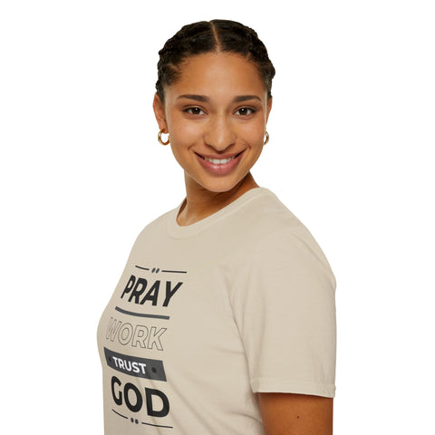 Divine Determination - Pray, Work, Trust God Founder's Tee