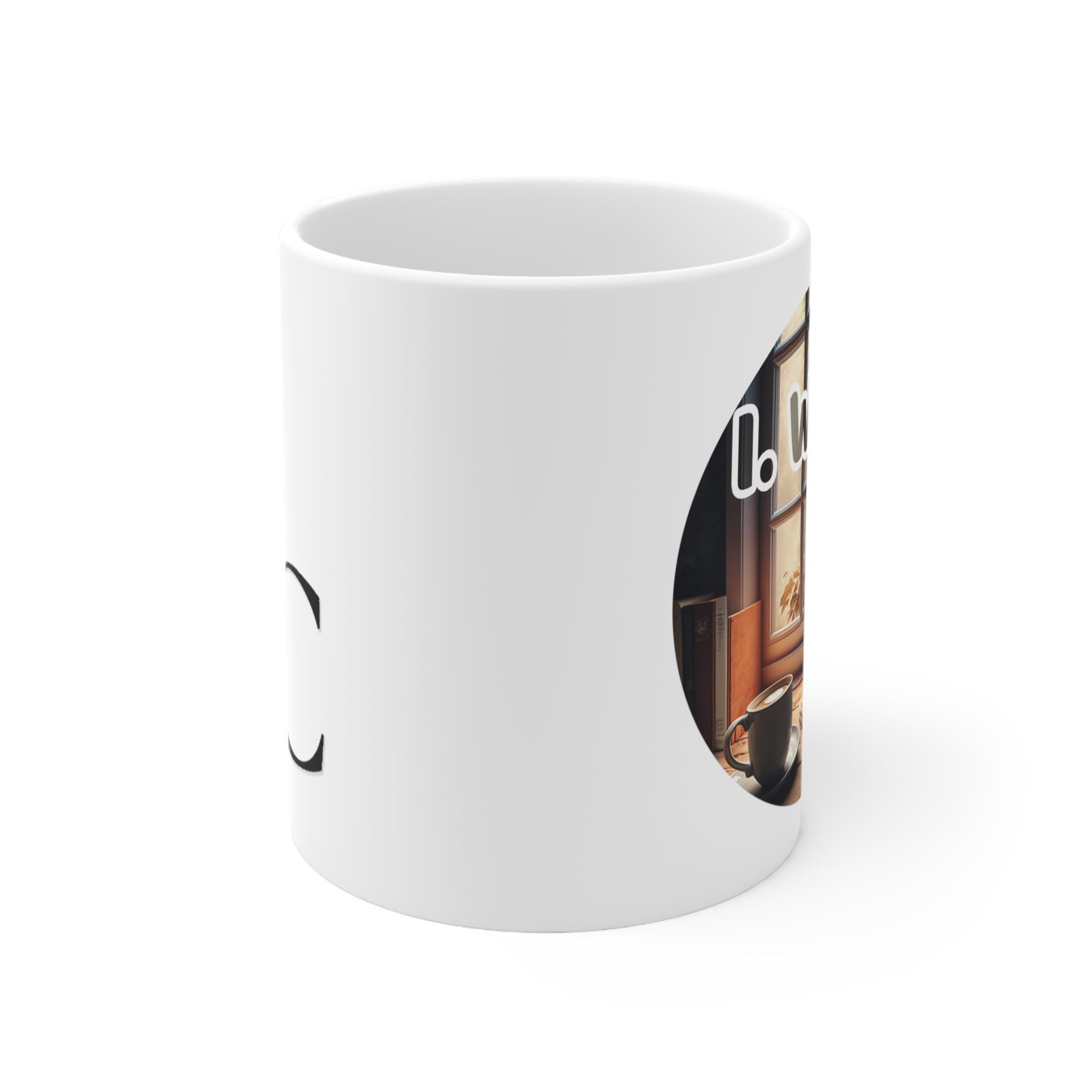 I. WFH. ( I, Work From Home) Ceramic Mug 11oz