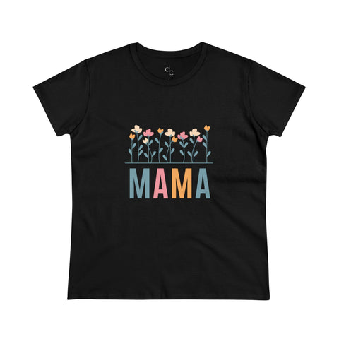 Floral Maternal Pride - Vibrant Mompreneur Tee