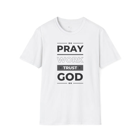 Divine Determination - Pray, Work, Trust God Founder's Tee