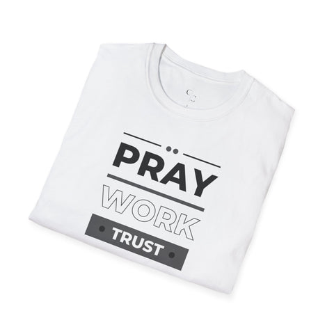 Divine Determination - Pray, Work, Trust God Founder's Tee