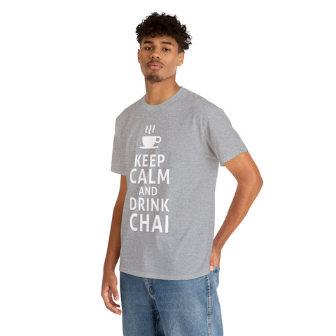 Keep Calm and Drink Chai T-Shirt Designs by C&C