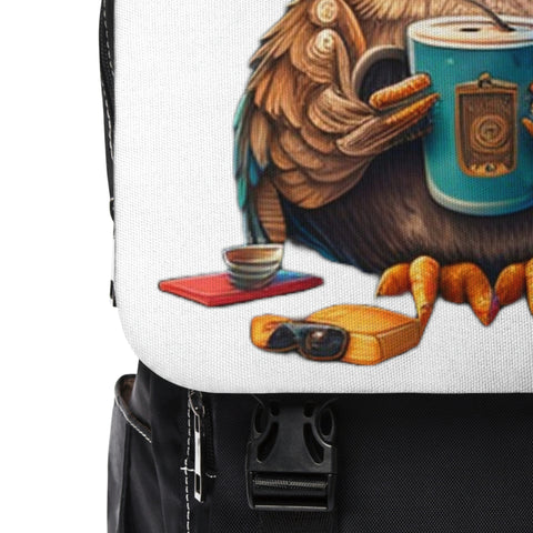 Chai & Code Owl II Unisex Casual Shoulder Backpack