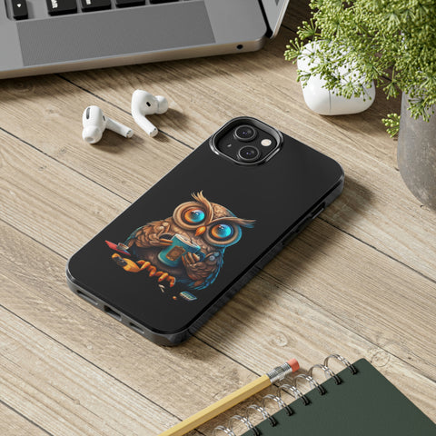 Chai & Code Owl II Tough Phone Cases for iPhone