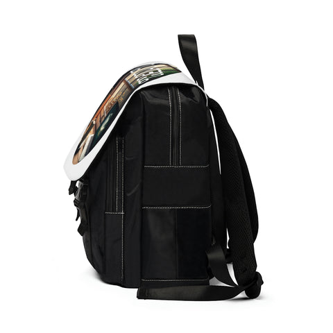 I. WFH. ( I, Work From Home) Unisex Casual Shoulder Backpack
