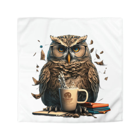 Programming with an Owl's-eye View Microfiber Duvet Cover